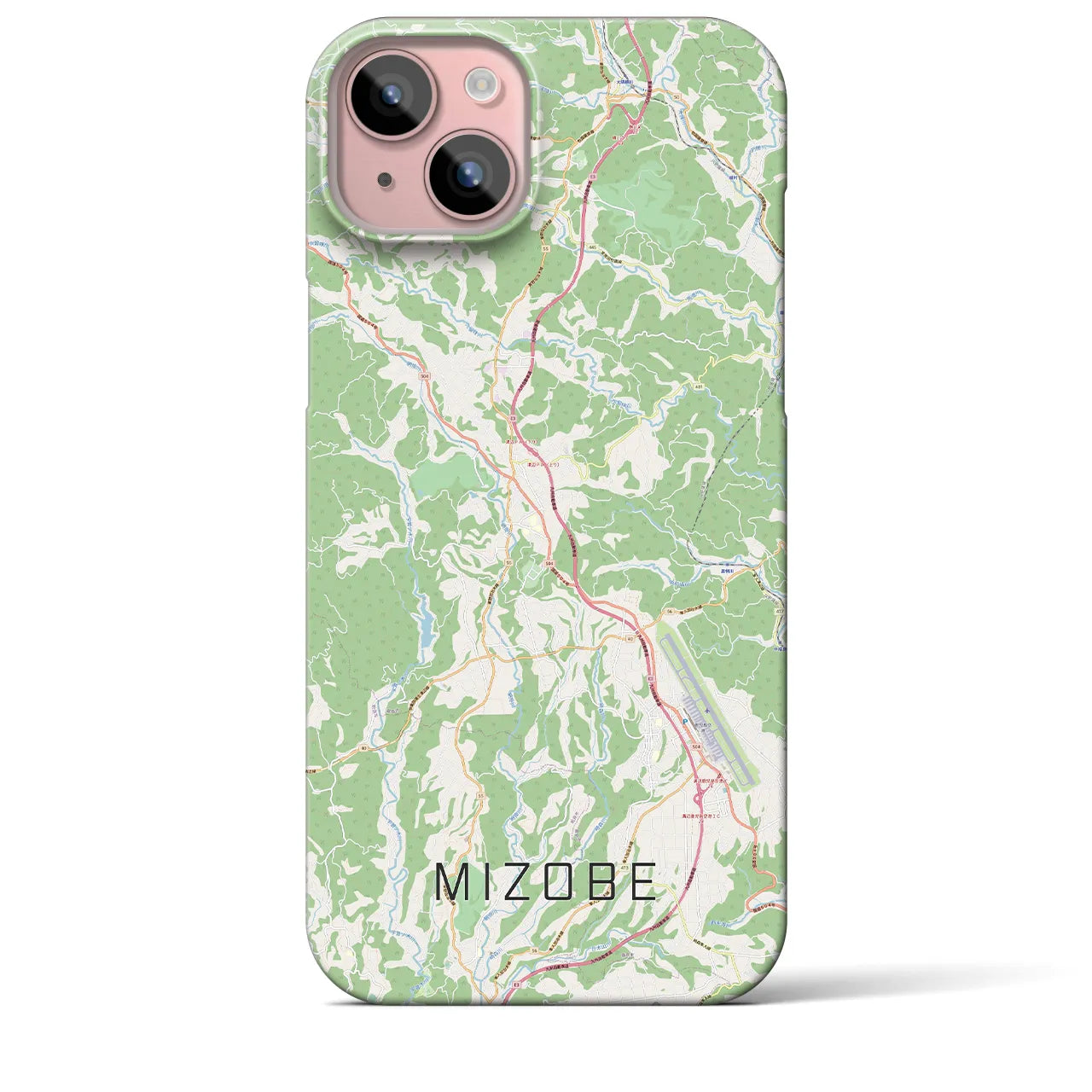 【溝辺(鹿児島県)】地図柄iPhoneケース(バックカバータイプ)