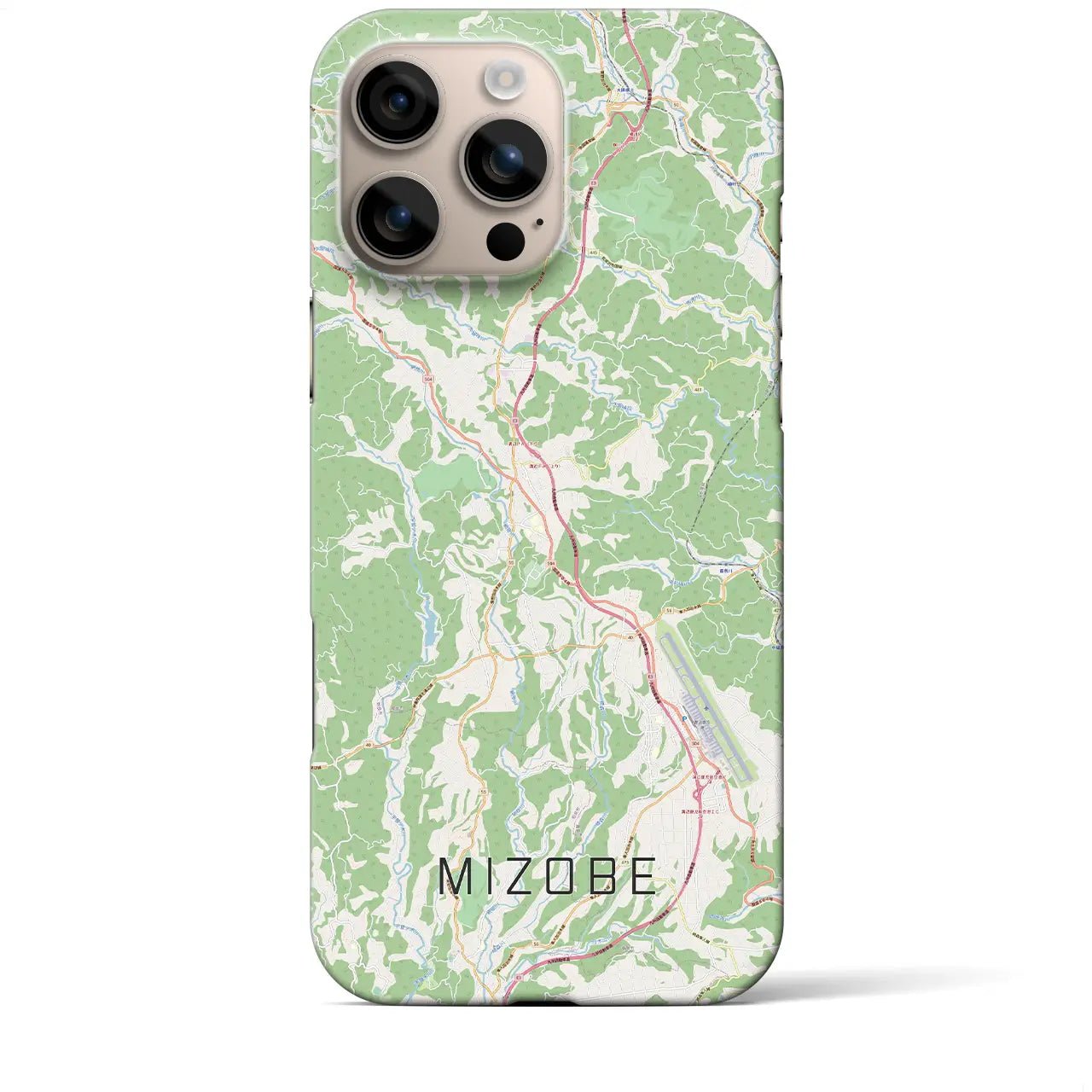 【溝辺(鹿児島県)】地図柄iPhoneケース(バックカバータイプ)