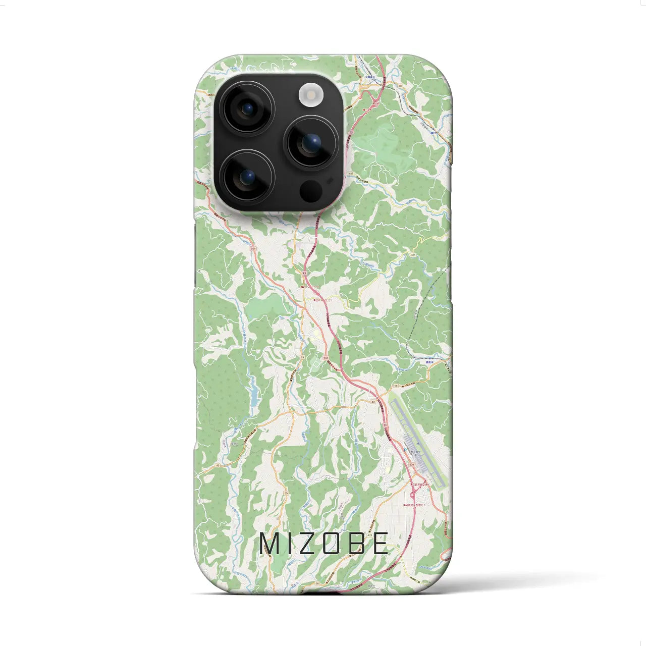 【溝辺(鹿児島県)】地図柄iPhoneケース(バックカバータイプ)