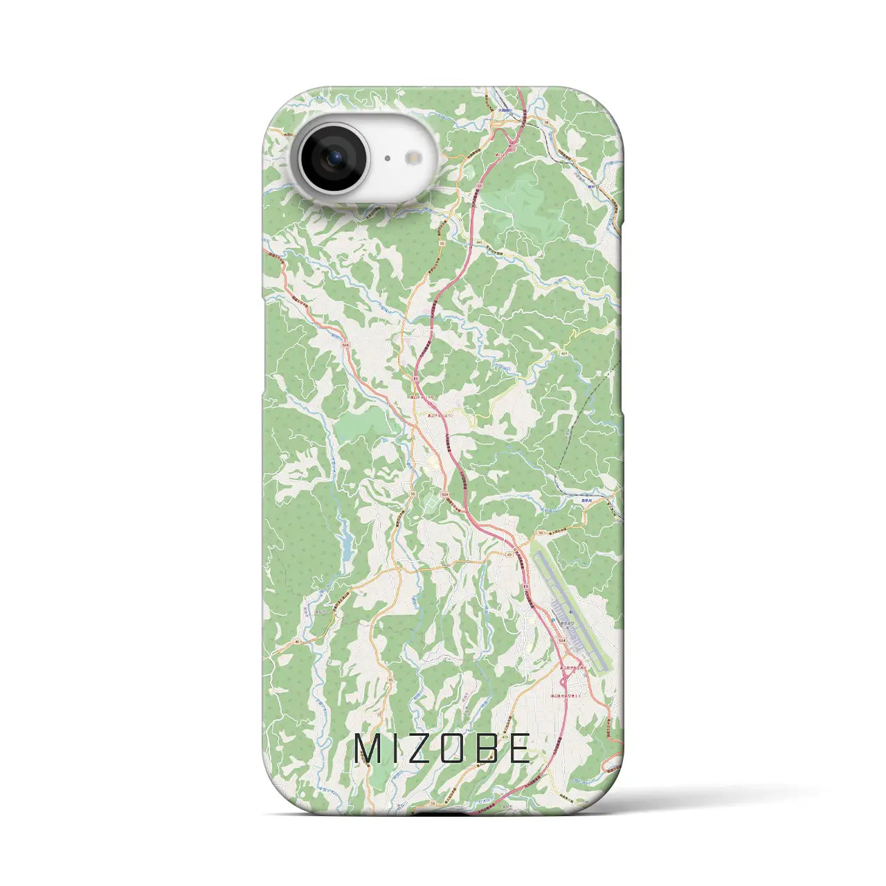 【溝辺(鹿児島県)】地図柄iPhoneケース(バックカバータイプ)