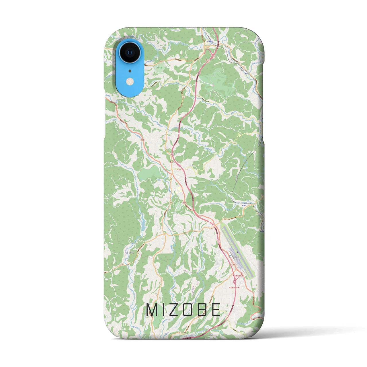 【溝辺(鹿児島県)】地図柄iPhoneケース(バックカバータイプ)