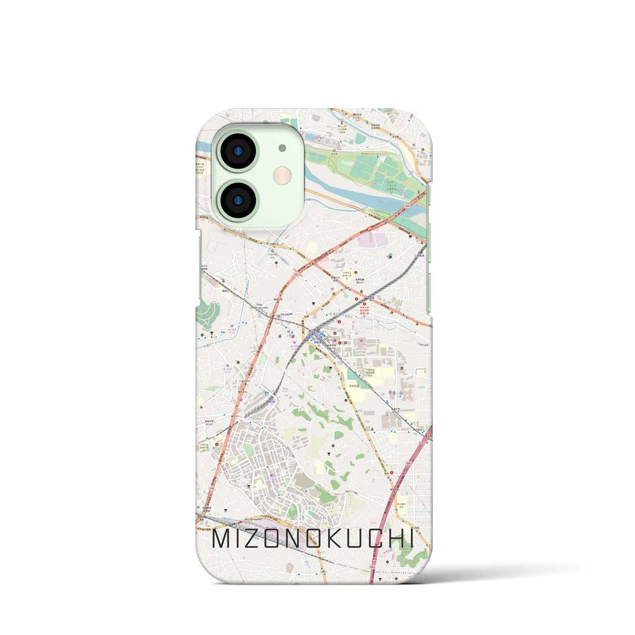 【溝の口(神奈川県)】地図柄iPhoneケース(バックカバータイプ)