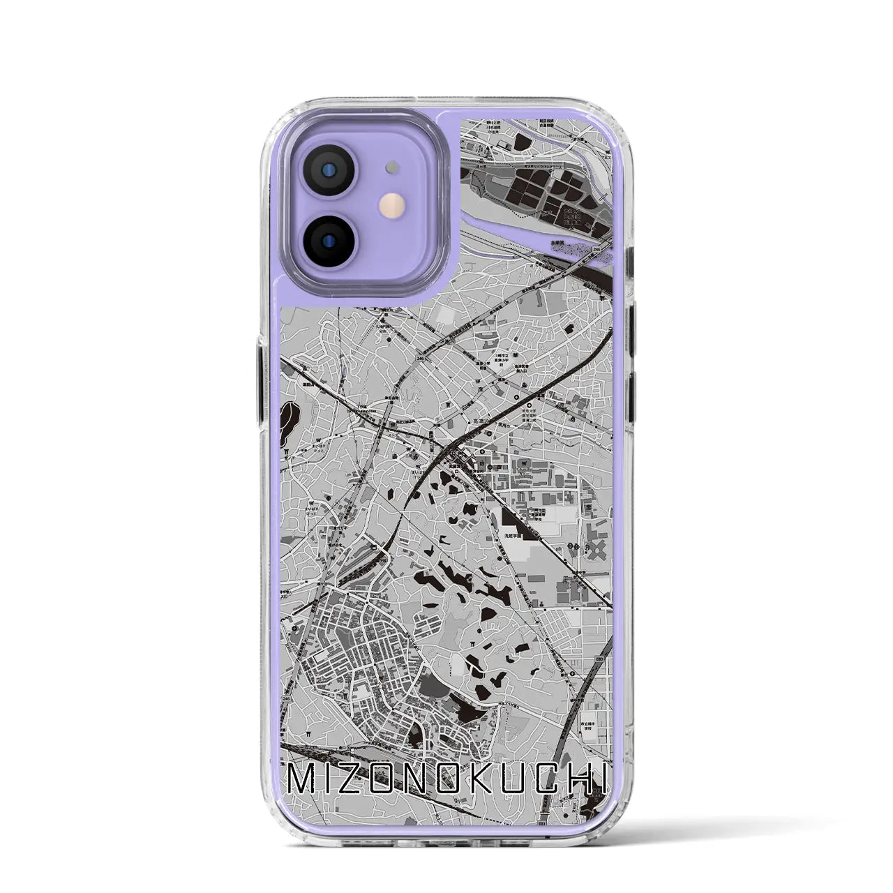 【溝の口(神奈川県)】地図柄iPhoneケース(MagSafeタイプ)