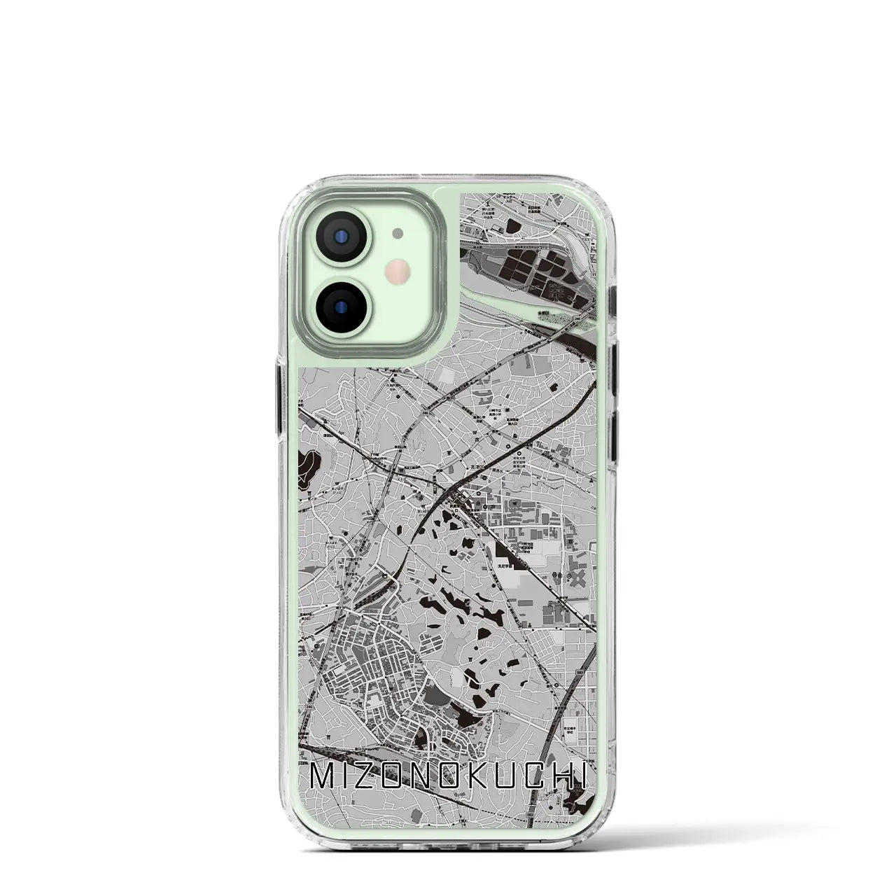 【溝の口(神奈川県)】地図柄iPhoneケース(MagSafeタイプ)