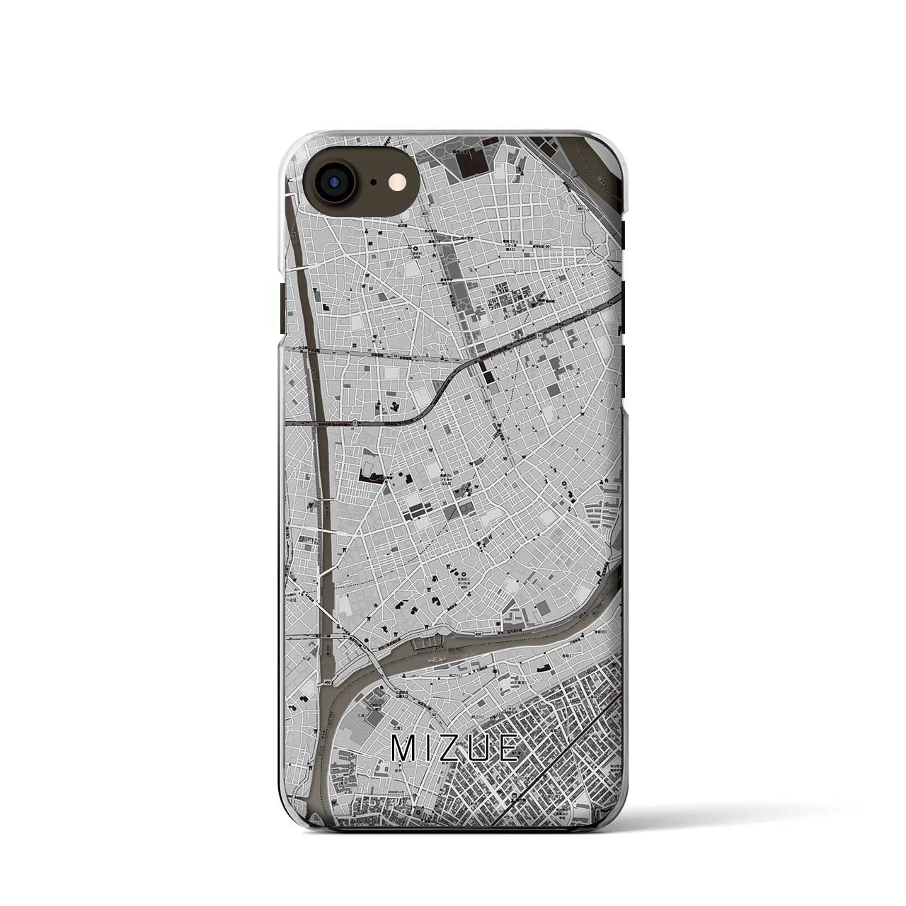 【瑞江(東京都)】地図柄iPhoneケース(クリアタイプ)