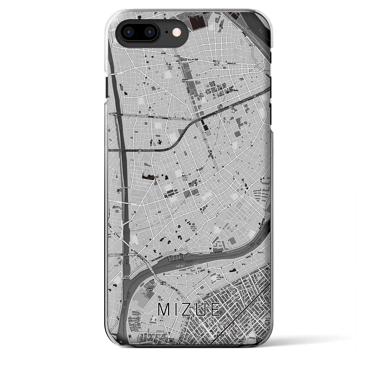 【瑞江(東京都)】地図柄iPhoneケース(クリアタイプ)