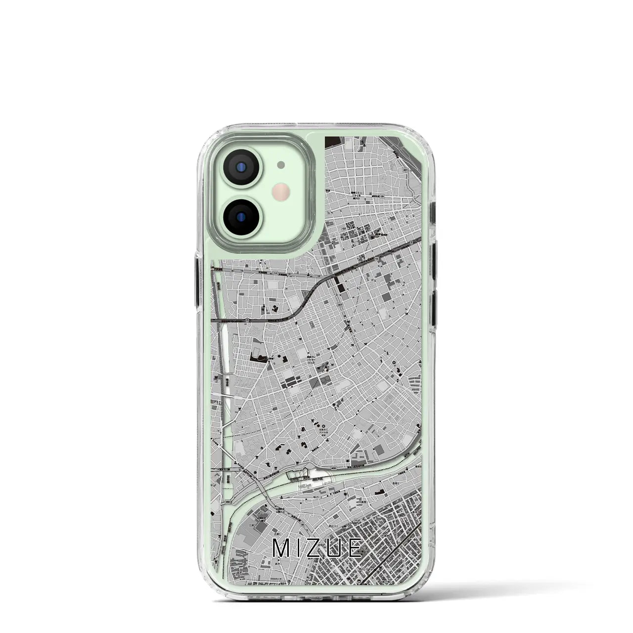 【瑞江(東京都)】地図柄iPhoneケース(MagSafeタイプ)