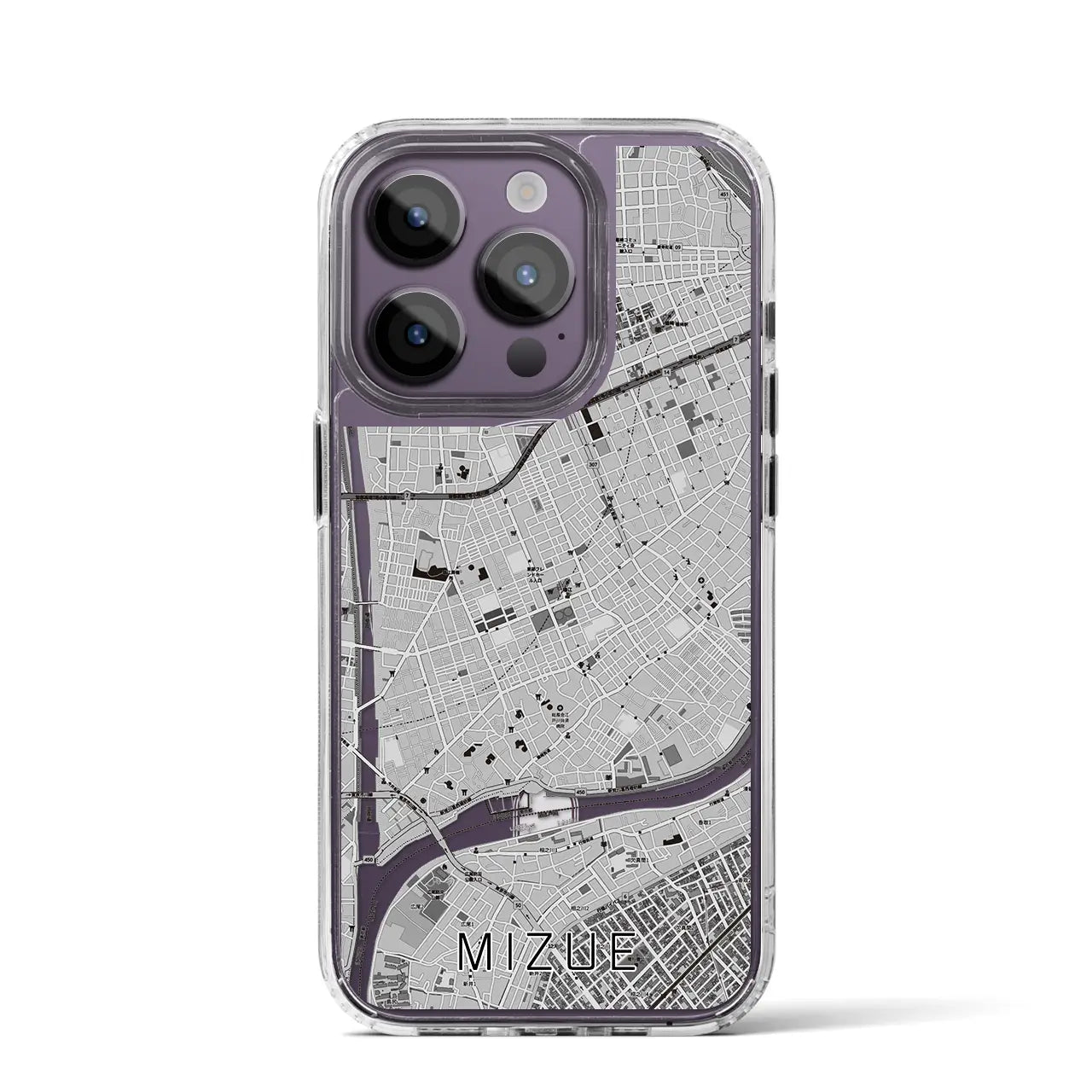 【瑞江(東京都)】地図柄iPhoneケース(MagSafeタイプ)