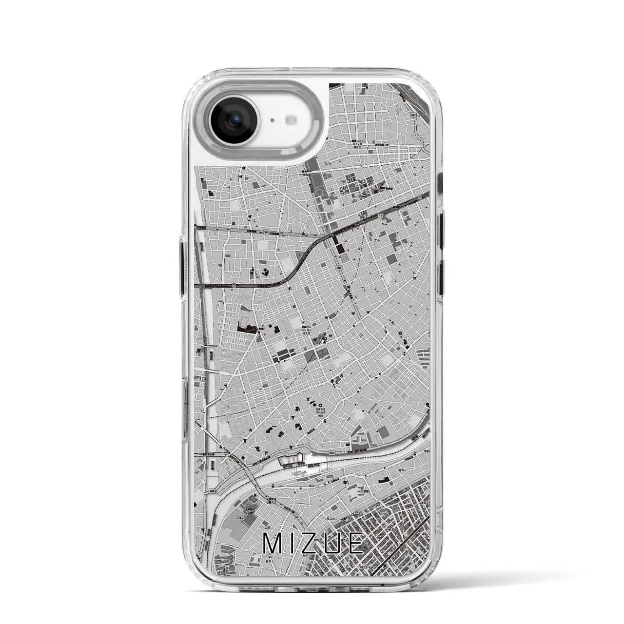 【瑞江(東京都)】地図柄iPhoneケース(MagSafeタイプ)