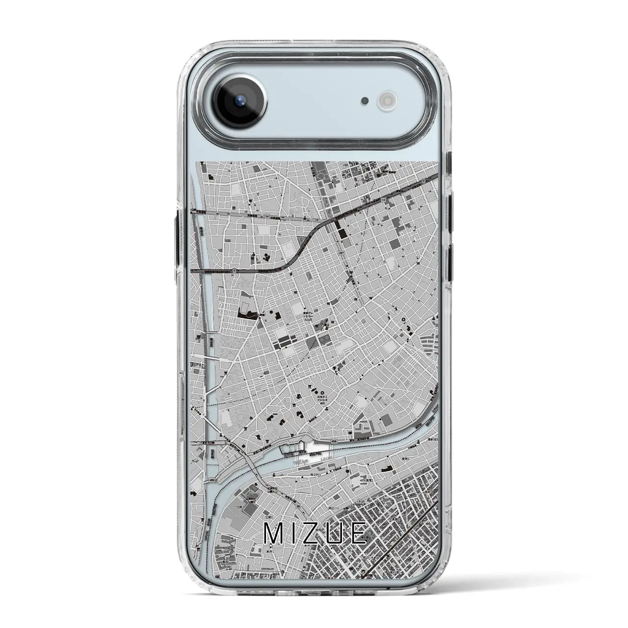 【瑞江(東京都)】地図柄iPhoneケース(MagSafeタイプ)