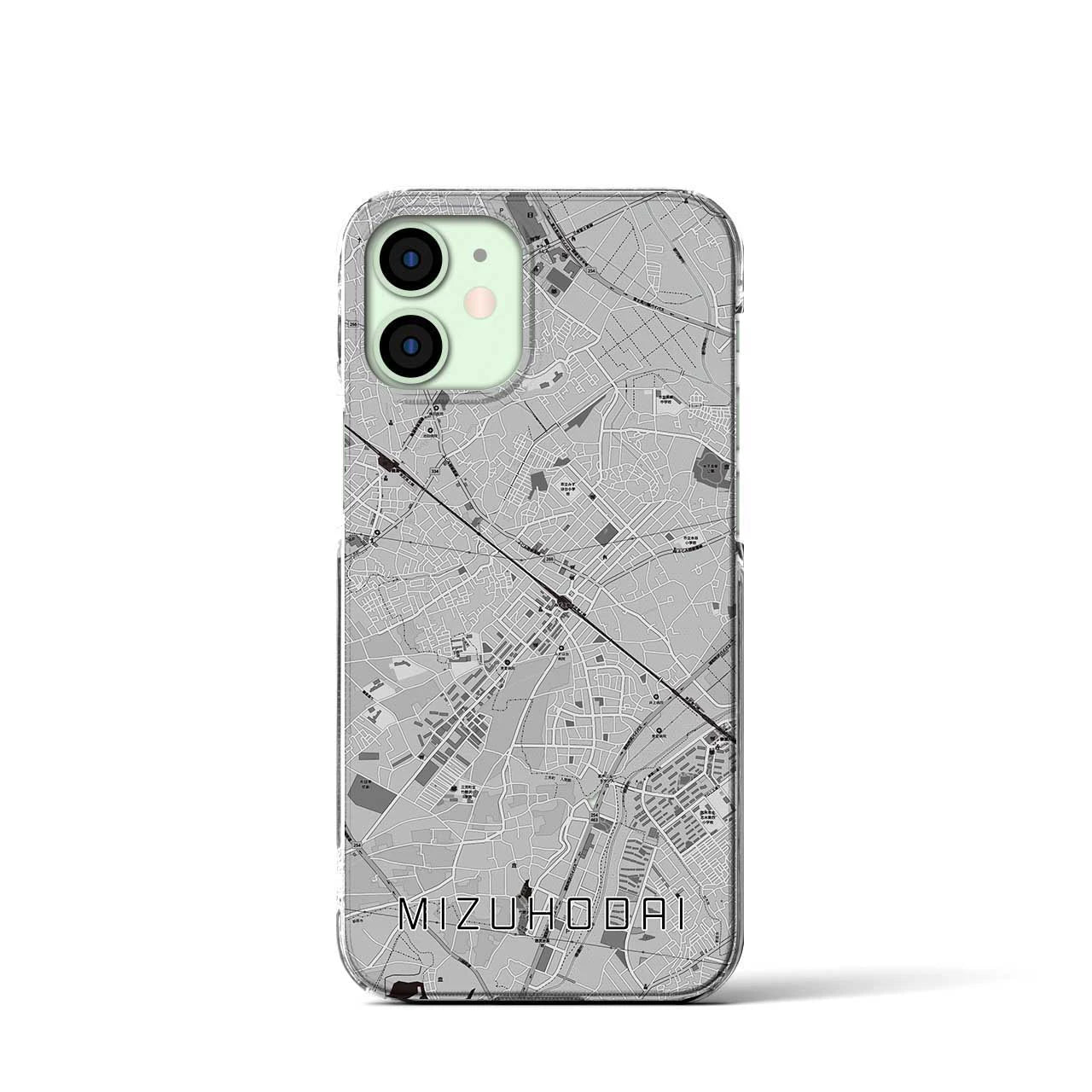 【みずほ台(埼玉県)】地図柄iPhoneケース(クリアタイプ)