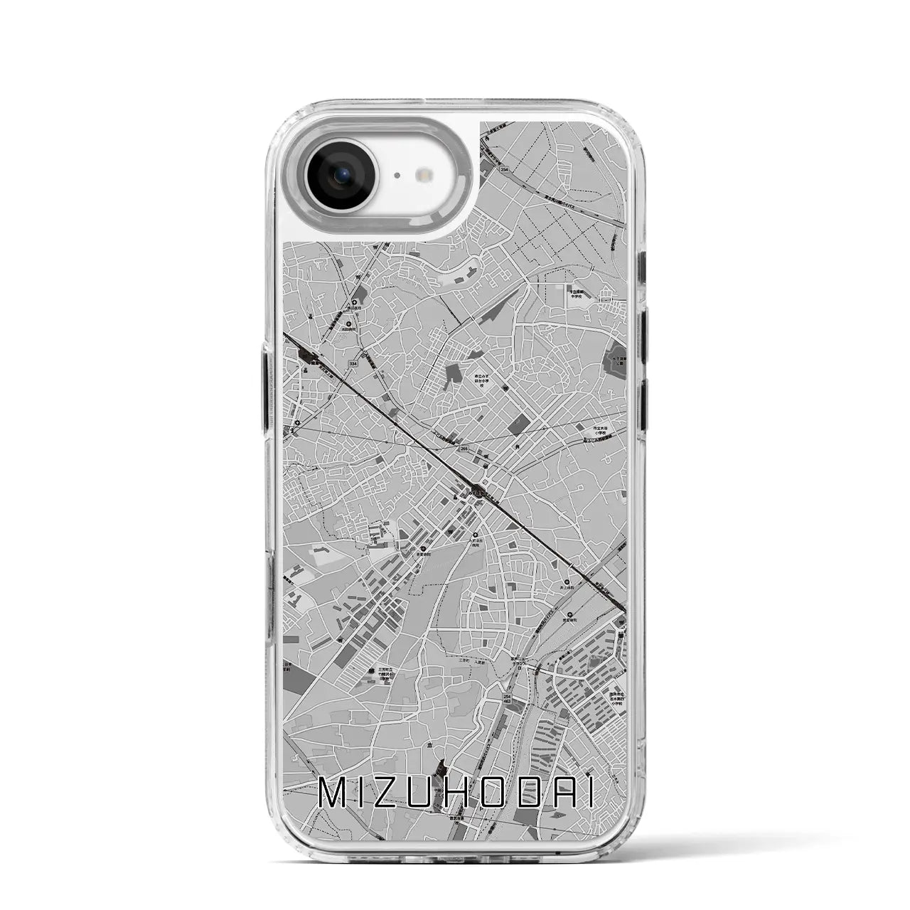 【みずほ台(埼玉県)】地図柄iPhoneケース(MagSafeタイプ)