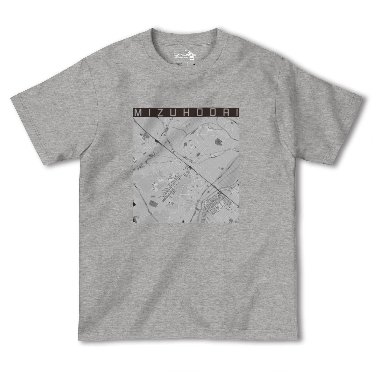 【みずほ台(埼玉県)】地図柄ヘビーウェイトTシャツ