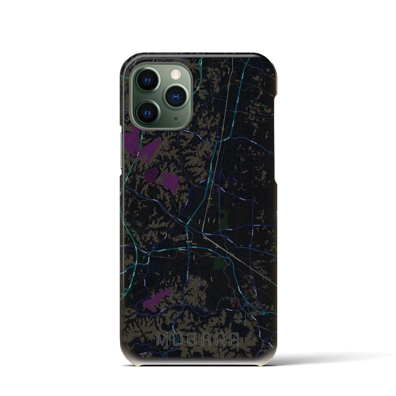【茂原(千葉県)】地図柄iPhoneケース(バックカバータイプ)