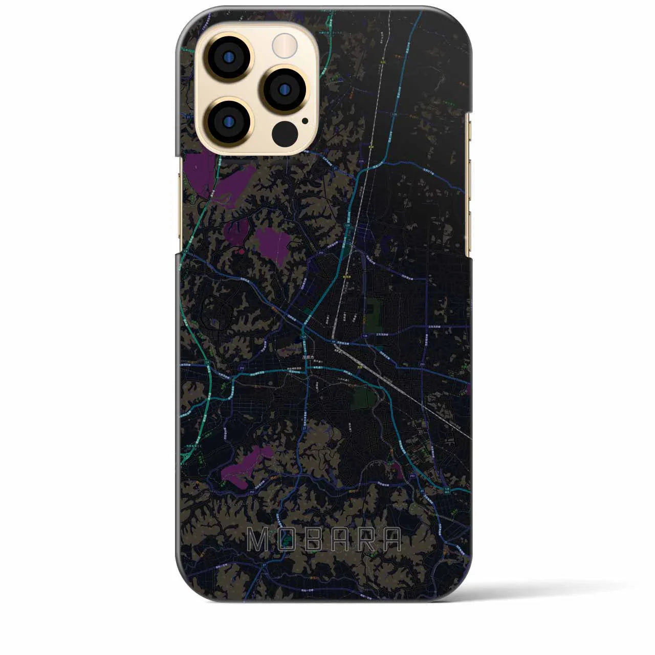 【茂原(千葉県)】地図柄iPhoneケース(バックカバータイプ)