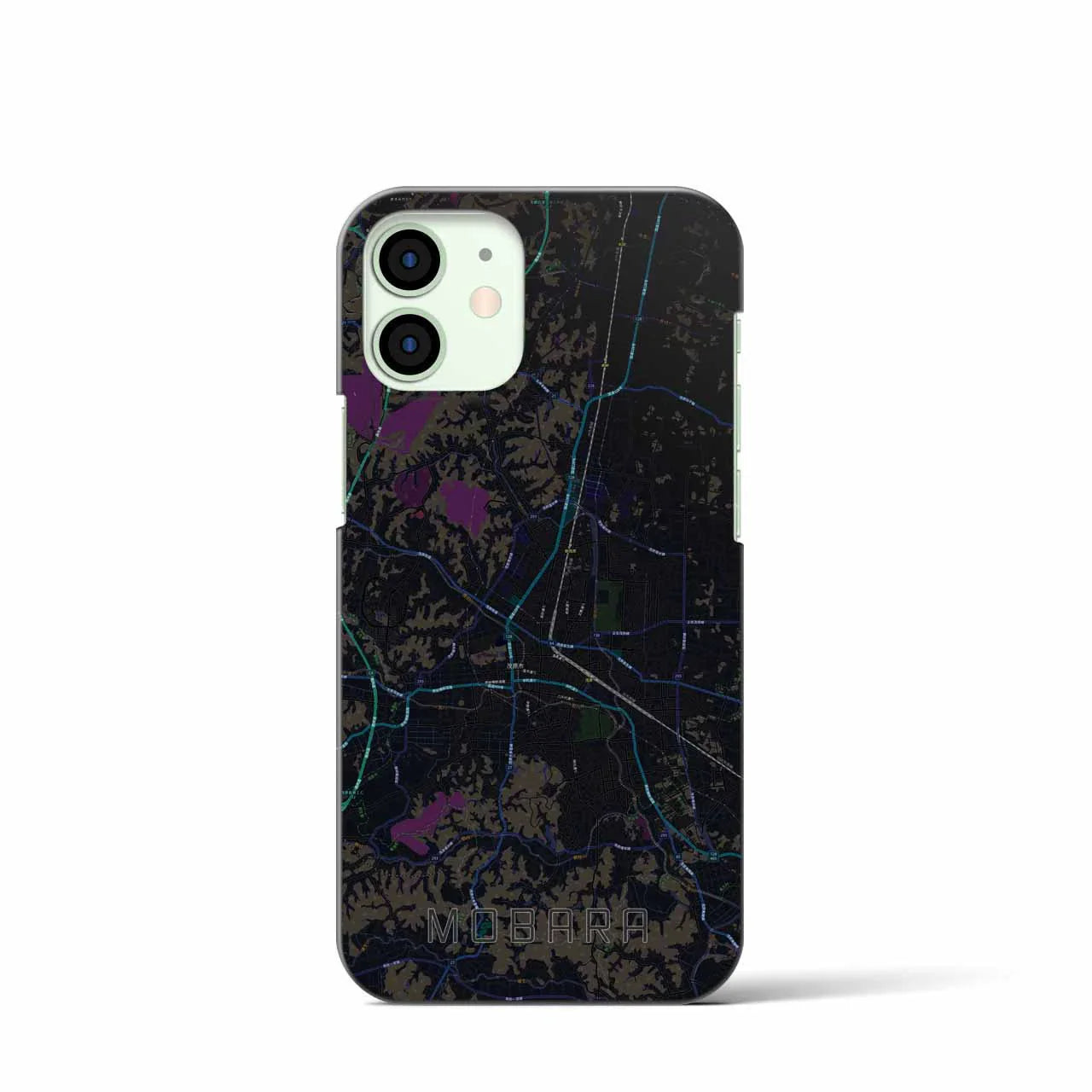 【茂原(千葉県)】地図柄iPhoneケース(バックカバータイプ)