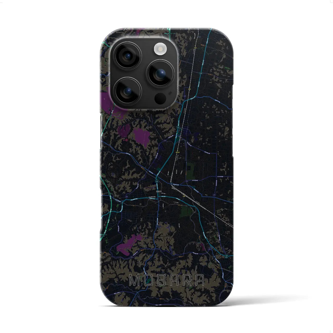 【茂原(千葉県)】地図柄iPhoneケース(バックカバータイプ)