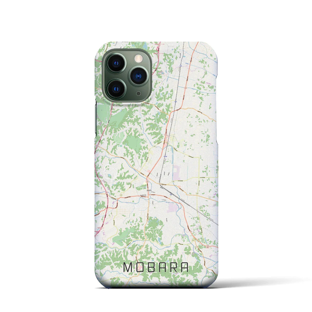 【茂原(千葉県)】地図柄iPhoneケース(バックカバータイプ)