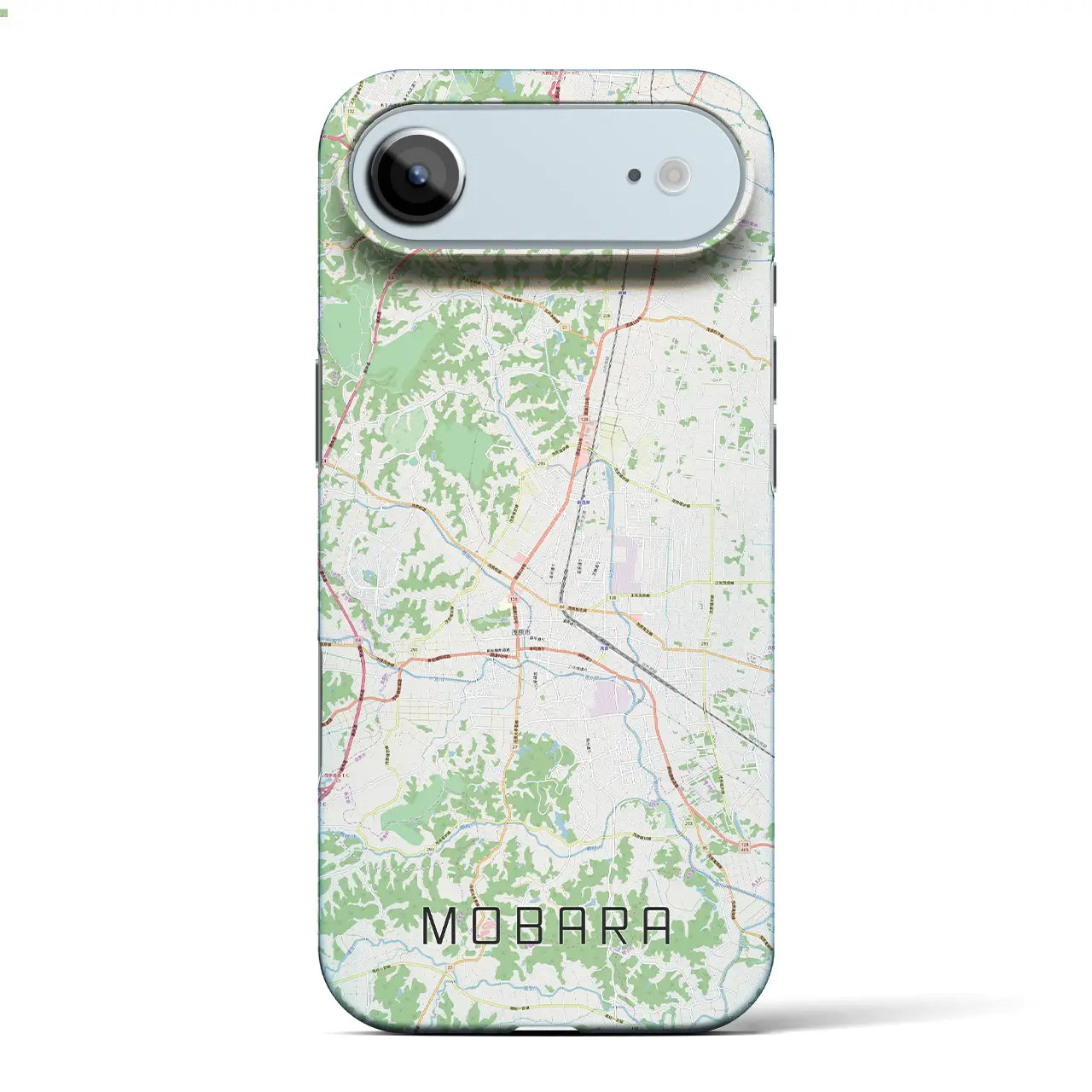 【茂原(千葉県)】地図柄iPhoneケース(バックカバータイプ)