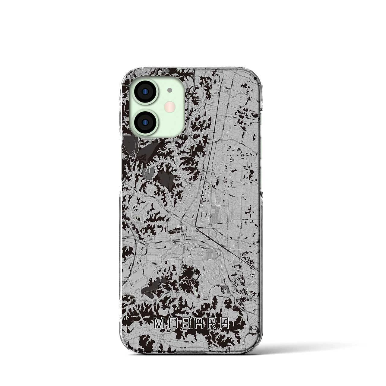 【茂原(千葉県)】地図柄iPhoneケース(クリアタイプ)