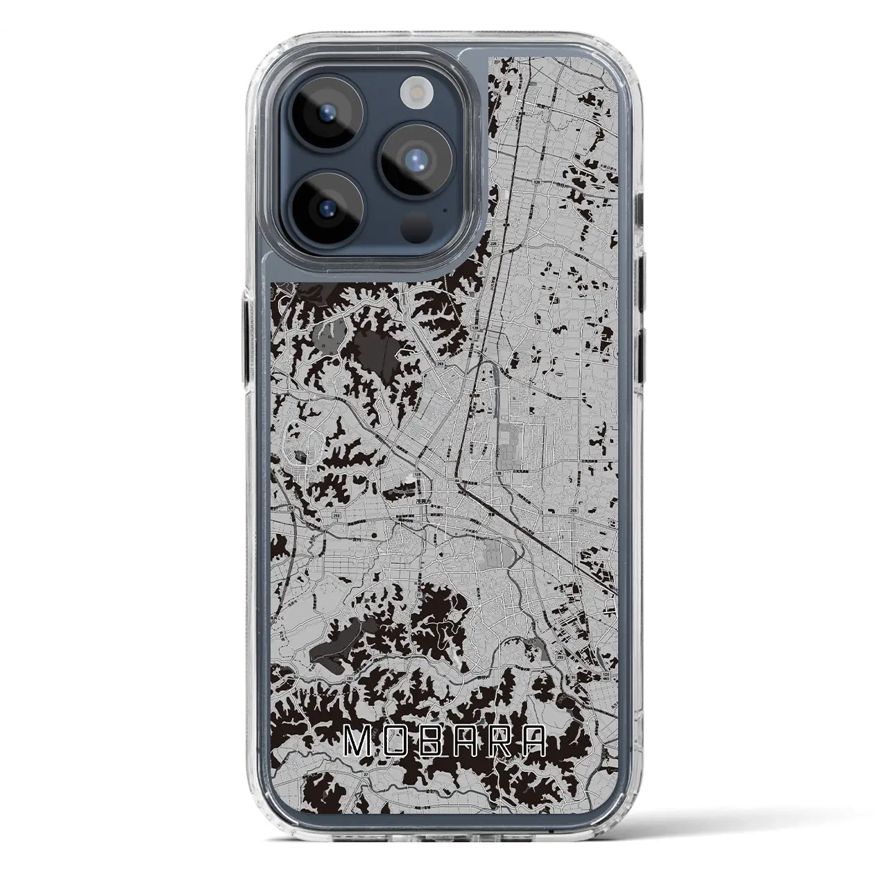 【茂原(千葉県)】地図柄iPhoneケース(MagSafeタイプ)