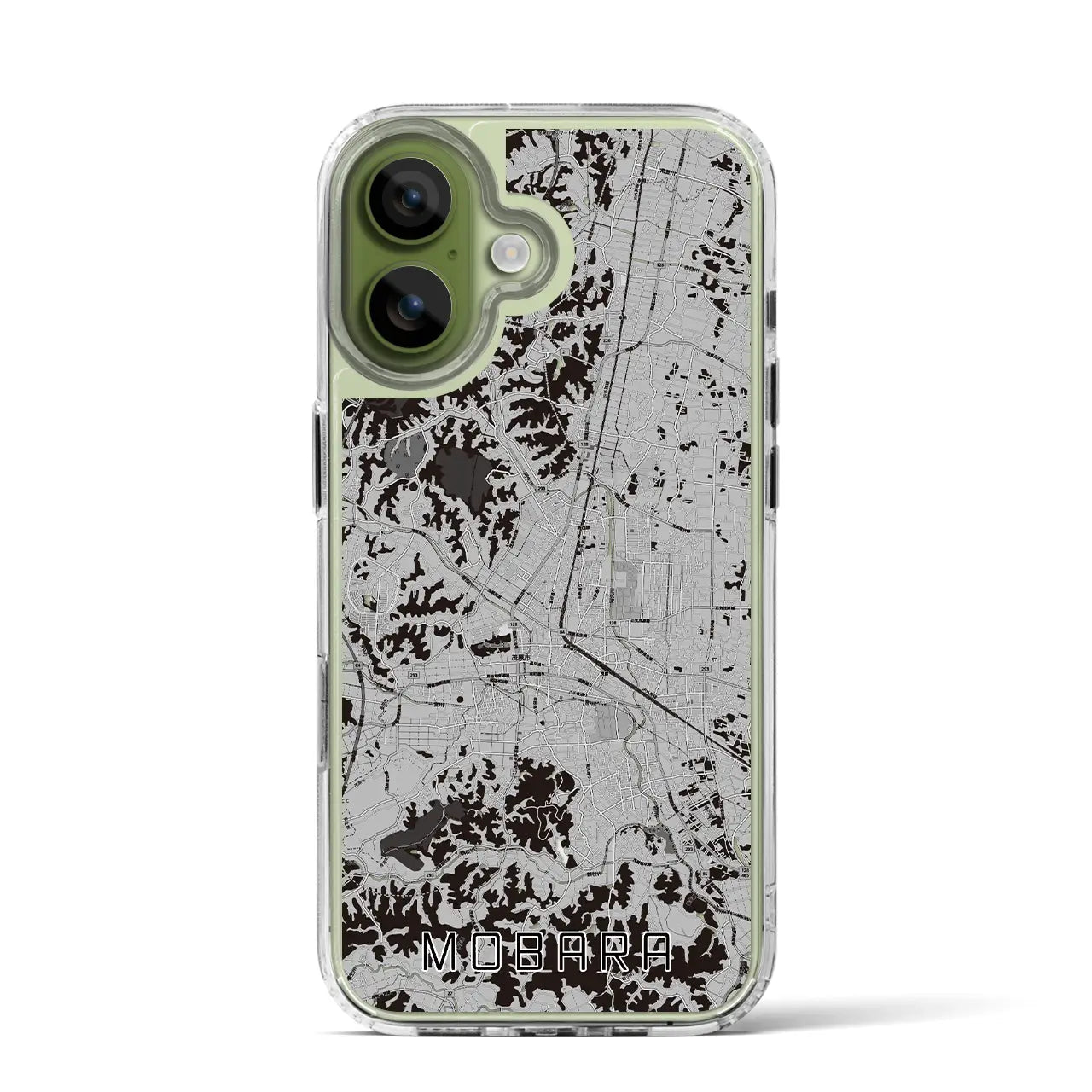 【茂原(千葉県)】地図柄iPhoneケース(MagSafeタイプ)