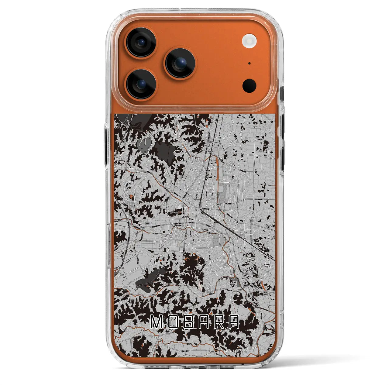 【茂原(千葉県)】地図柄iPhoneケース(MagSafeタイプ)