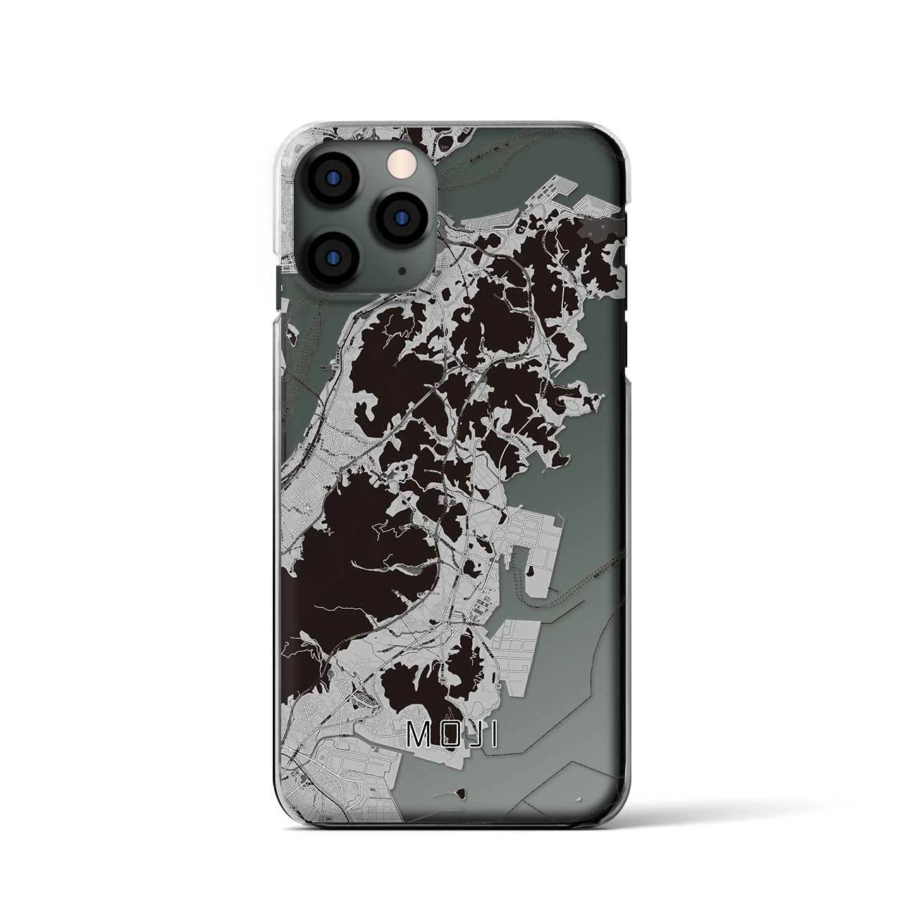 【門司(福岡県)】地図柄iPhoneケース(クリアタイプ)