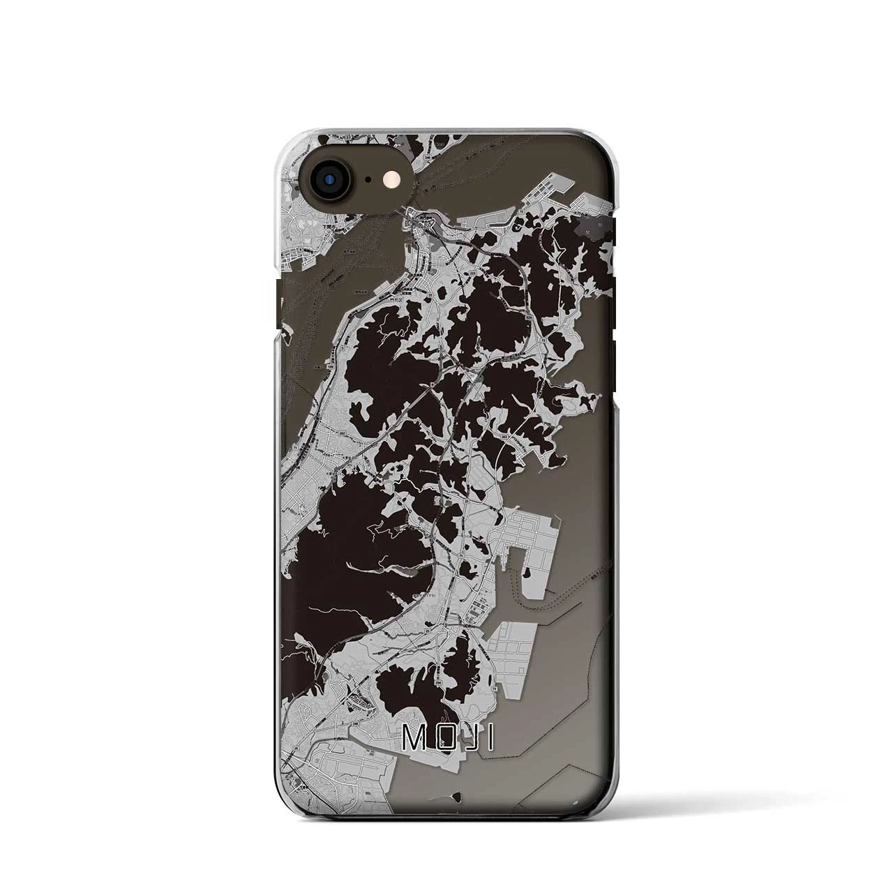 【門司(福岡県)】地図柄iPhoneケース(クリアタイプ)