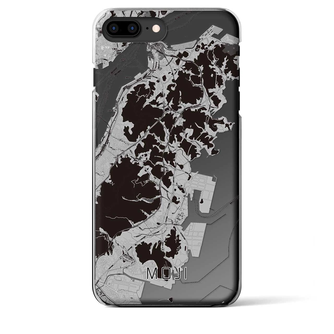 【門司(福岡県)】地図柄iPhoneケース(クリアタイプ)
