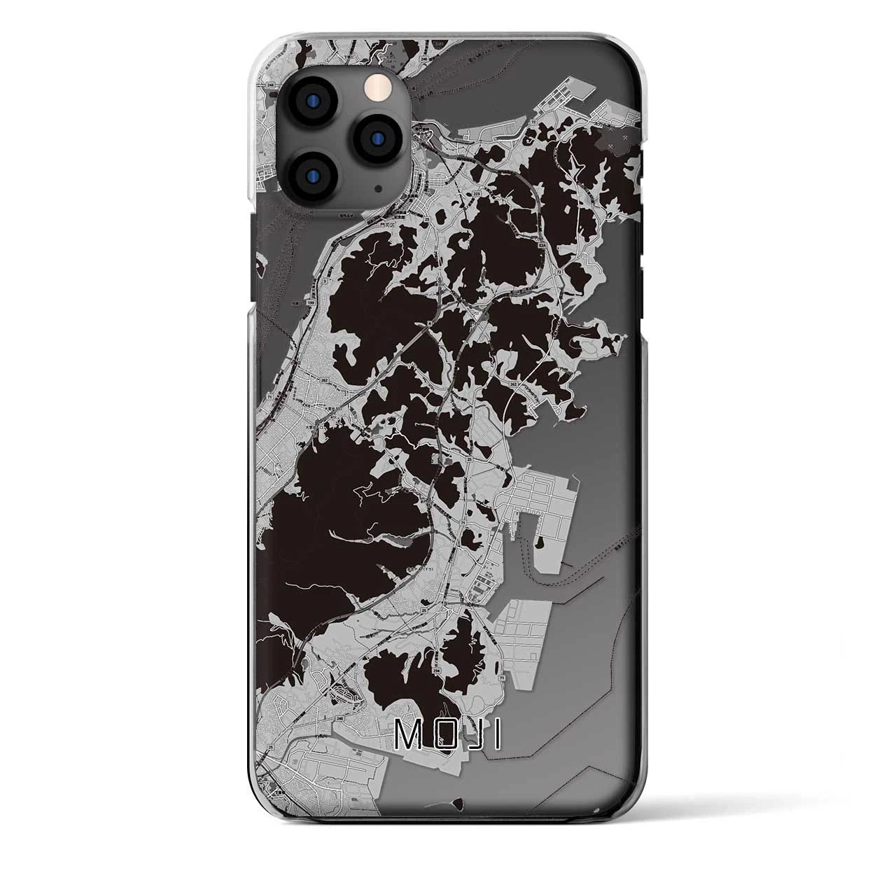 【門司(福岡県)】地図柄iPhoneケース(クリアタイプ)