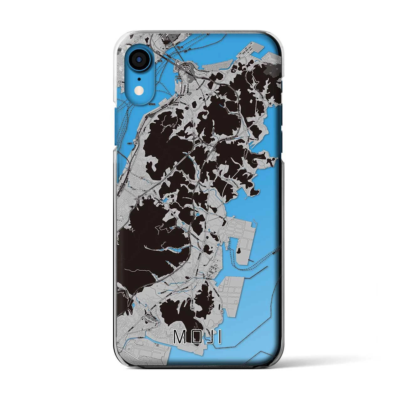 【門司(福岡県)】地図柄iPhoneケース(クリアタイプ)