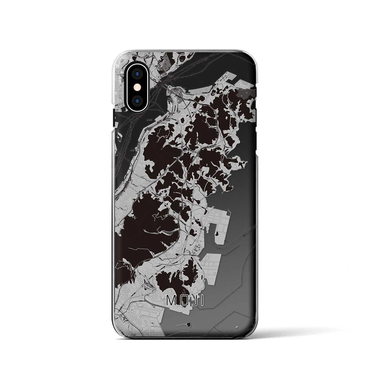 【門司(福岡県)】地図柄iPhoneケース(クリアタイプ)