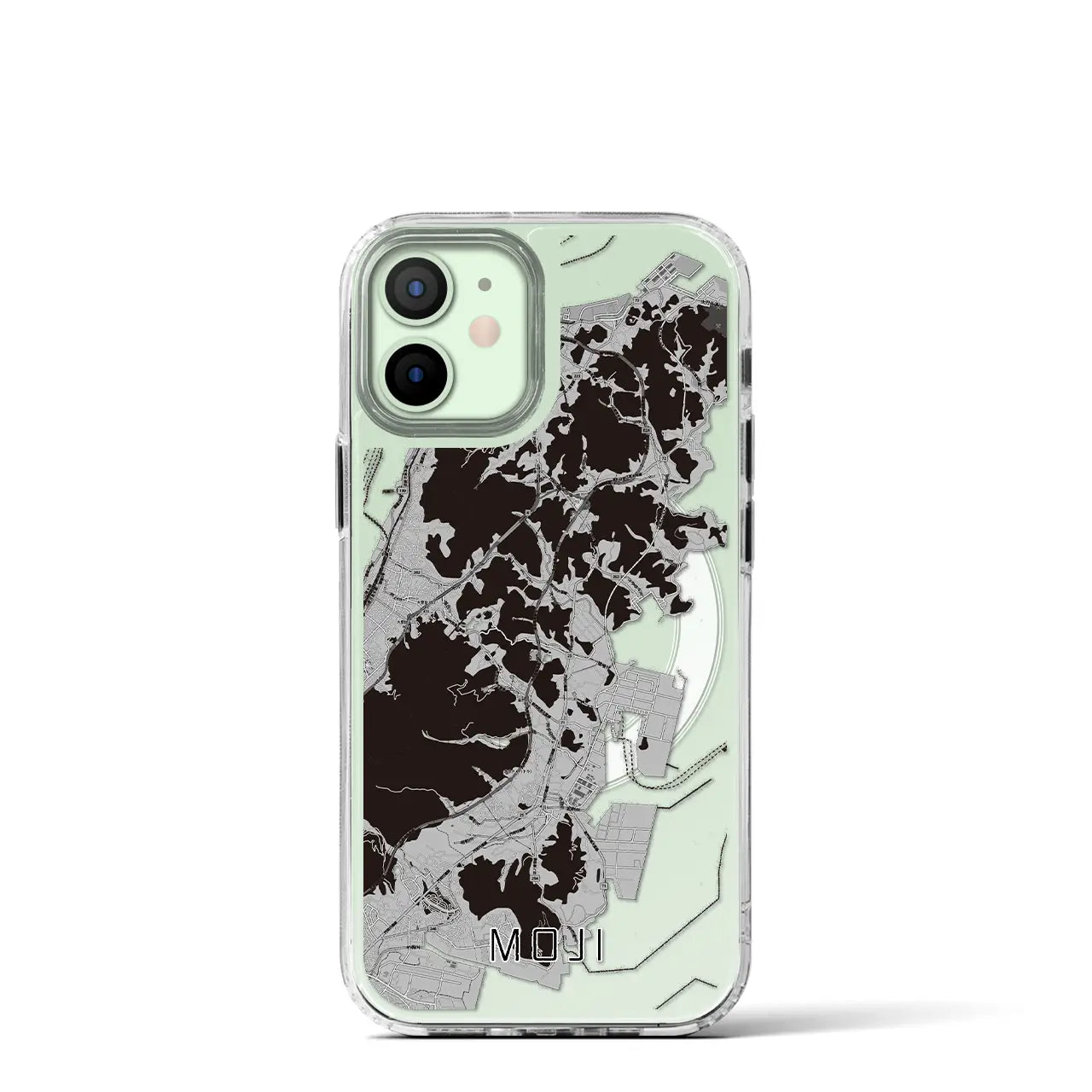 【門司(福岡県)】地図柄iPhoneケース(MagSafeタイプ)