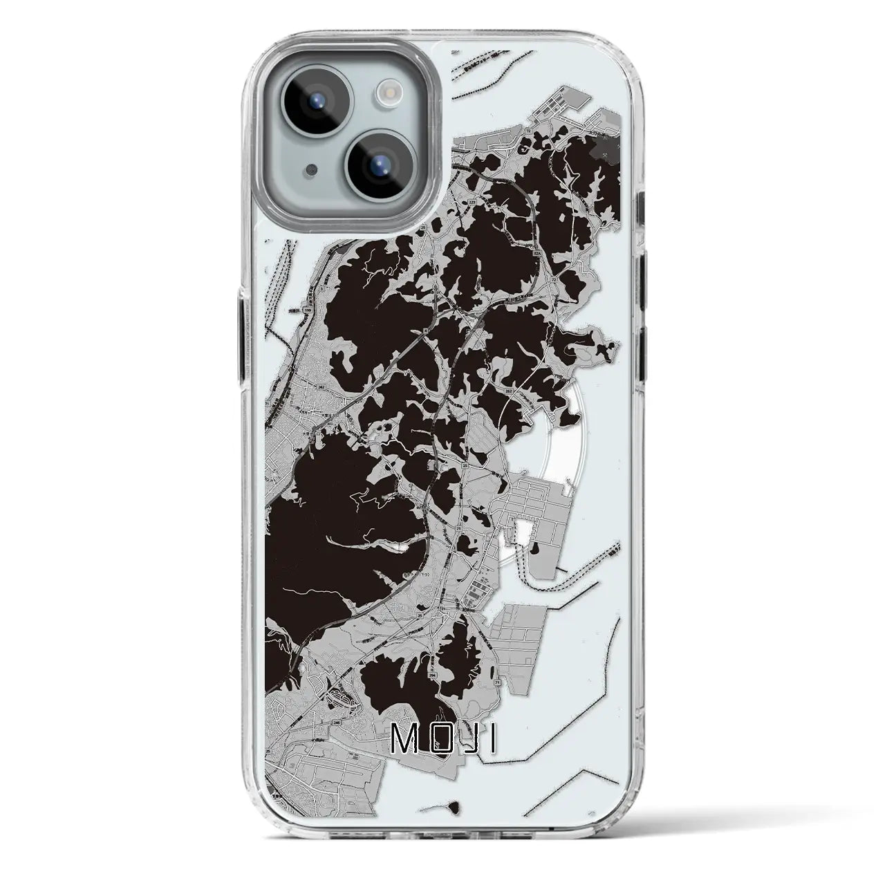 【門司(福岡県)】地図柄iPhoneケース(MagSafeタイプ)