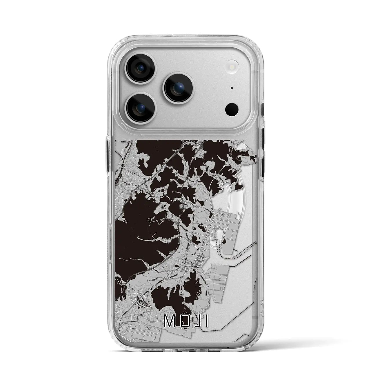 【門司(福岡県)】地図柄iPhoneケース(MagSafeタイプ)