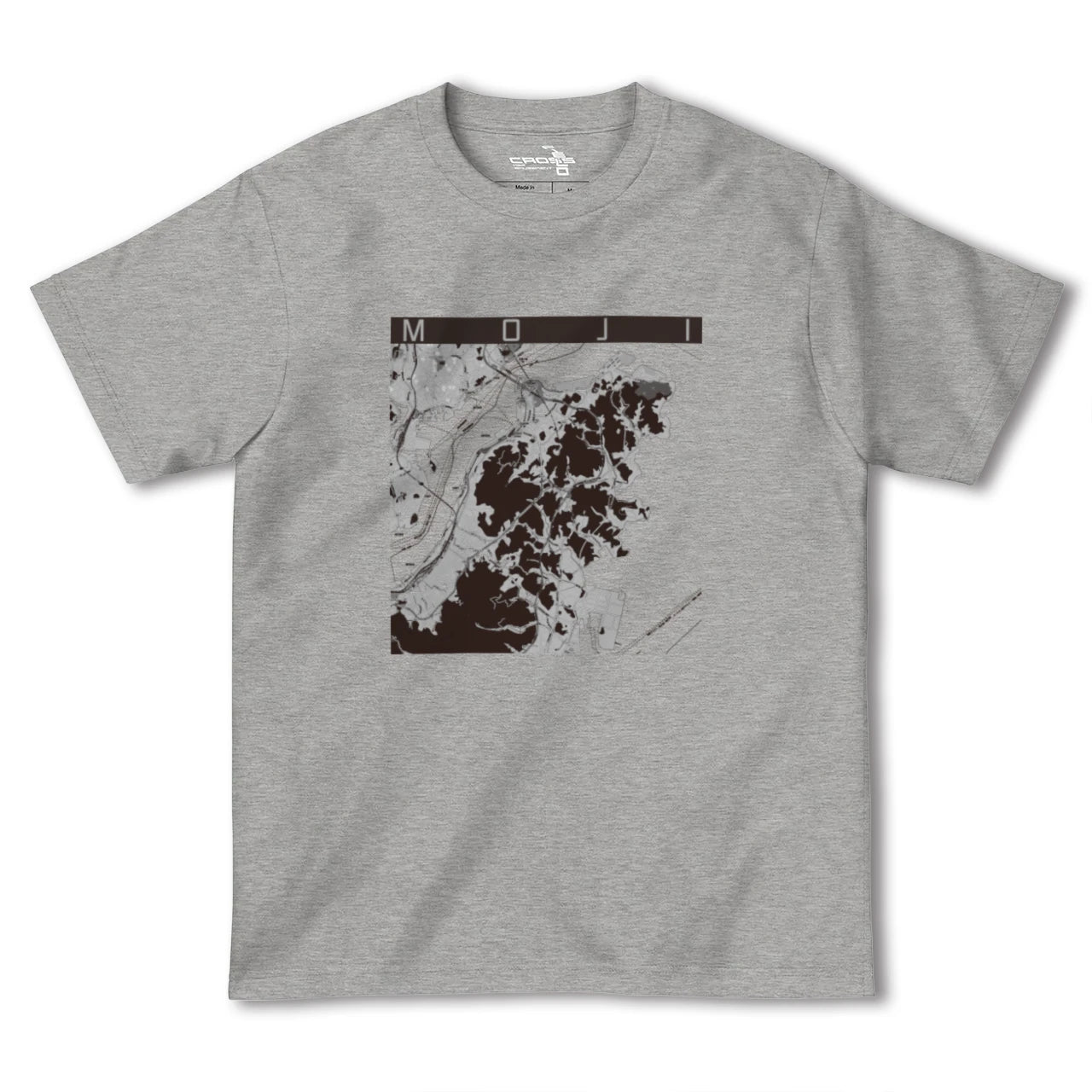 【門司(福岡県)】地図柄ヘビーウェイトTシャツ