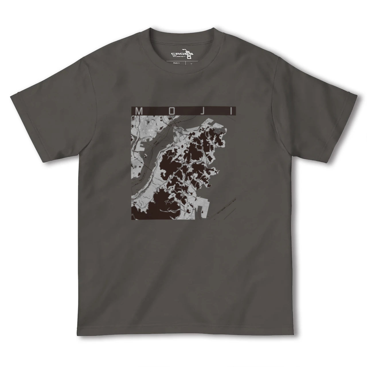 【門司(福岡県)】地図柄ヘビーウェイトTシャツ