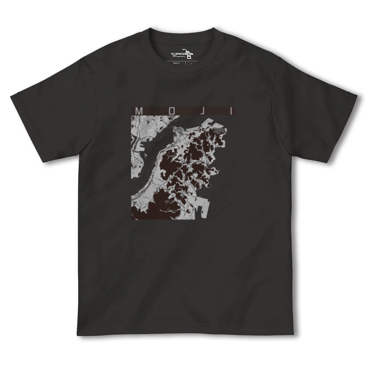【門司(福岡県)】地図柄ヘビーウェイトTシャツ