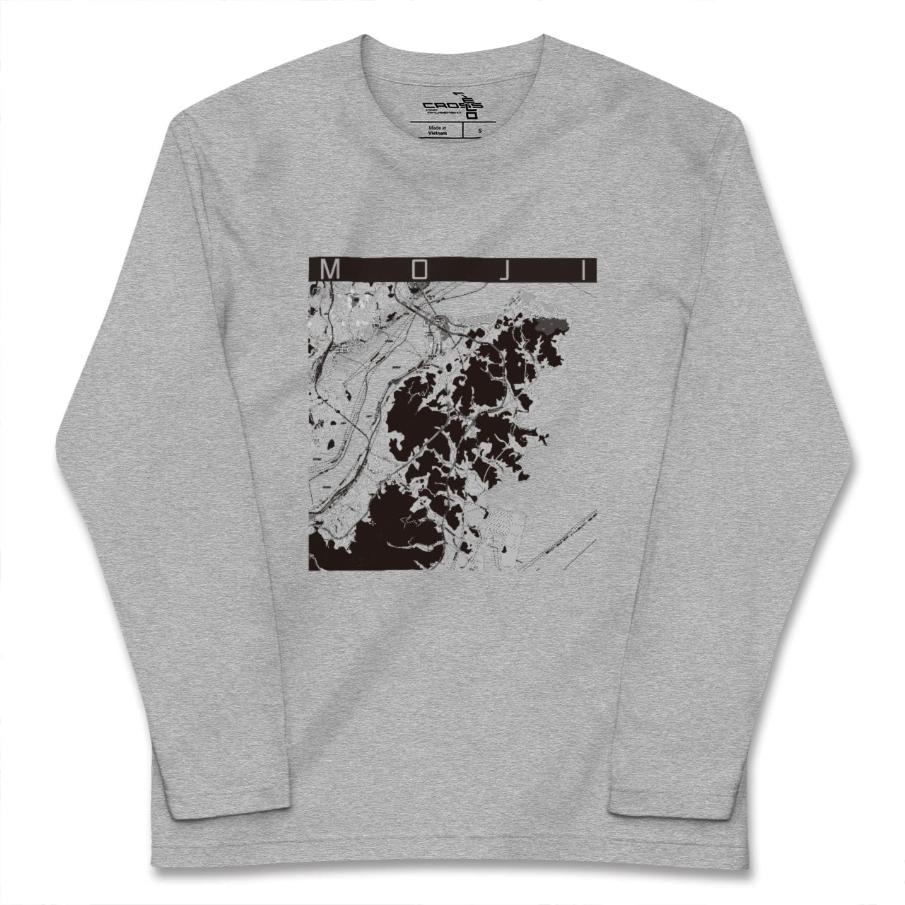 【門司(福岡県)】地図柄ロングスリーブTシャツ