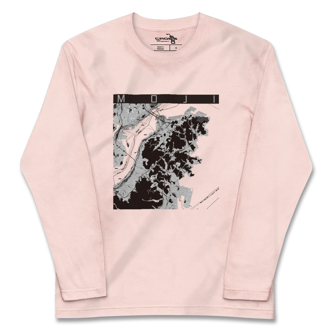 【門司(福岡県)】地図柄ロングスリーブTシャツ