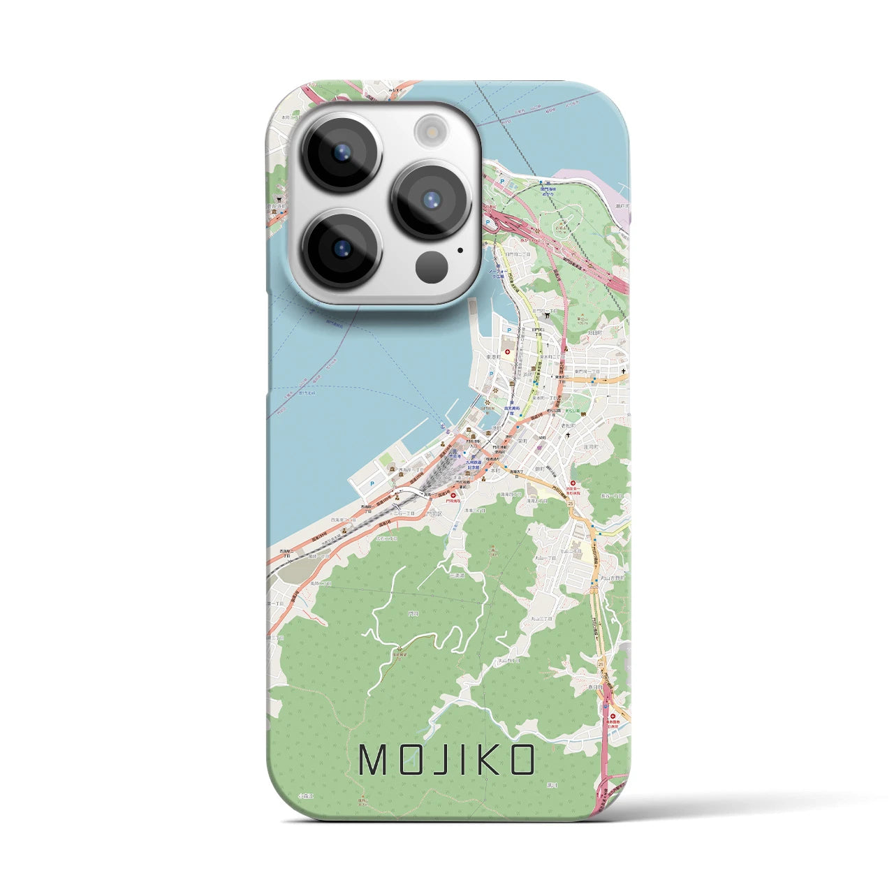 【門司港(福岡県)】地図柄iPhoneケース(バックカバータイプ)