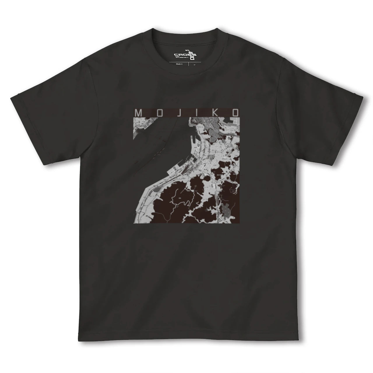 【門司港(福岡県)】地図柄ヘビーウェイトTシャツ