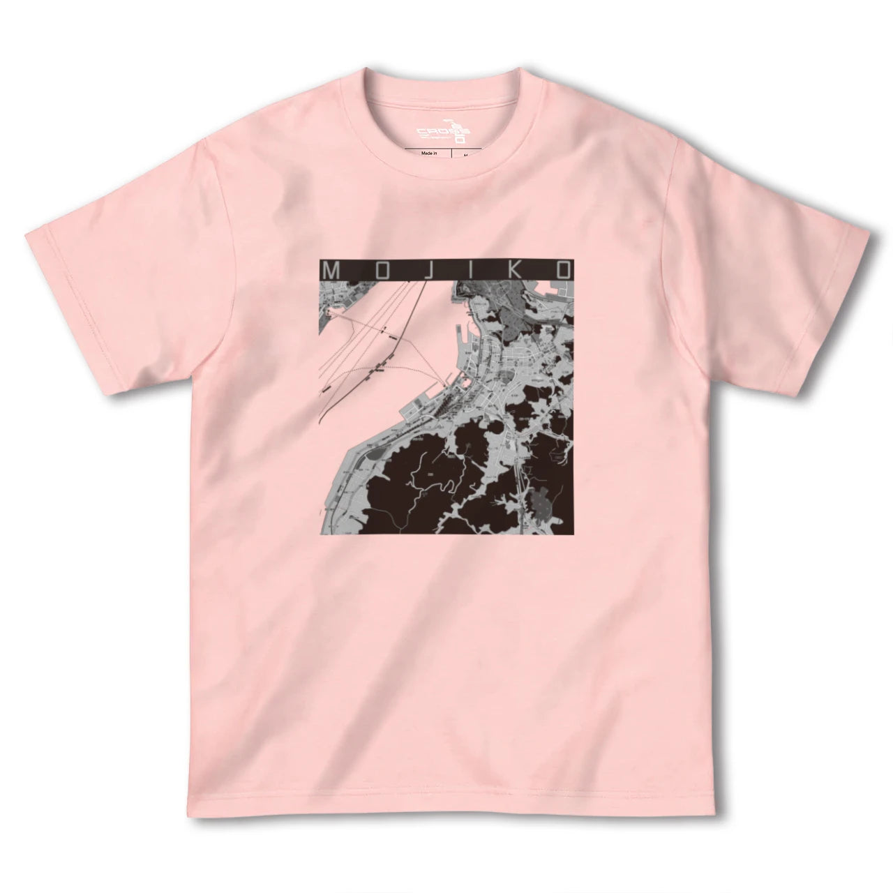 【門司港(福岡県)】地図柄ヘビーウェイトTシャツ