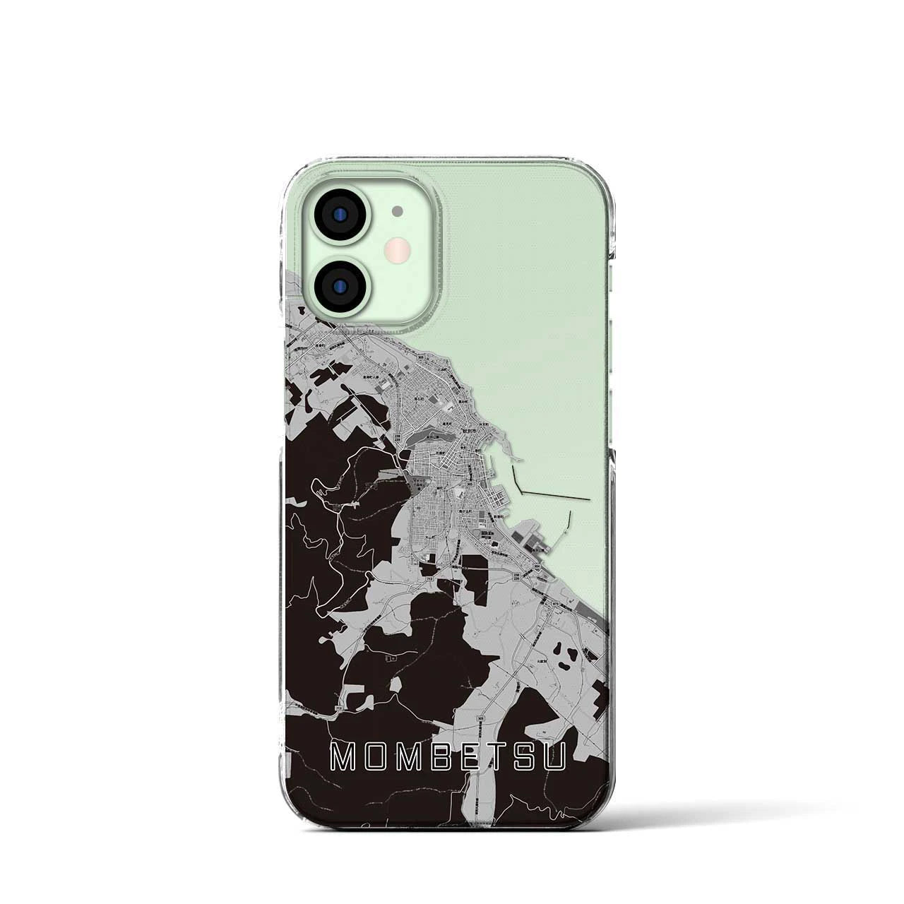 【紋別(北海道)】地図柄iPhoneケース(クリアタイプ)