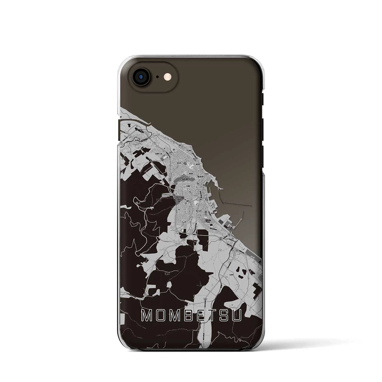【紋別(北海道)】地図柄iPhoneケース(クリアタイプ)