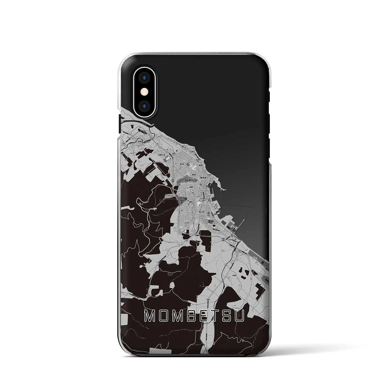 【紋別(北海道)】地図柄iPhoneケース(クリアタイプ)