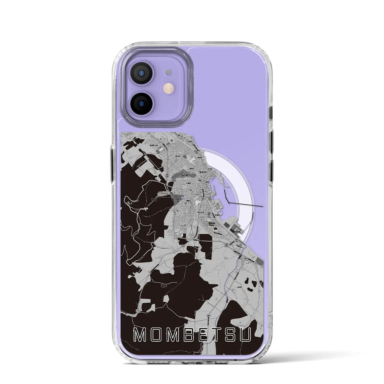 【紋別(北海道)】地図柄iPhoneケース(MagSafeタイプ)