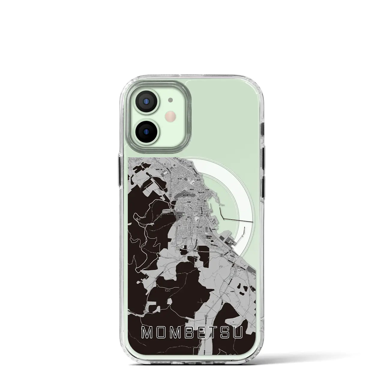 【紋別(北海道)】地図柄iPhoneケース(MagSafeタイプ)