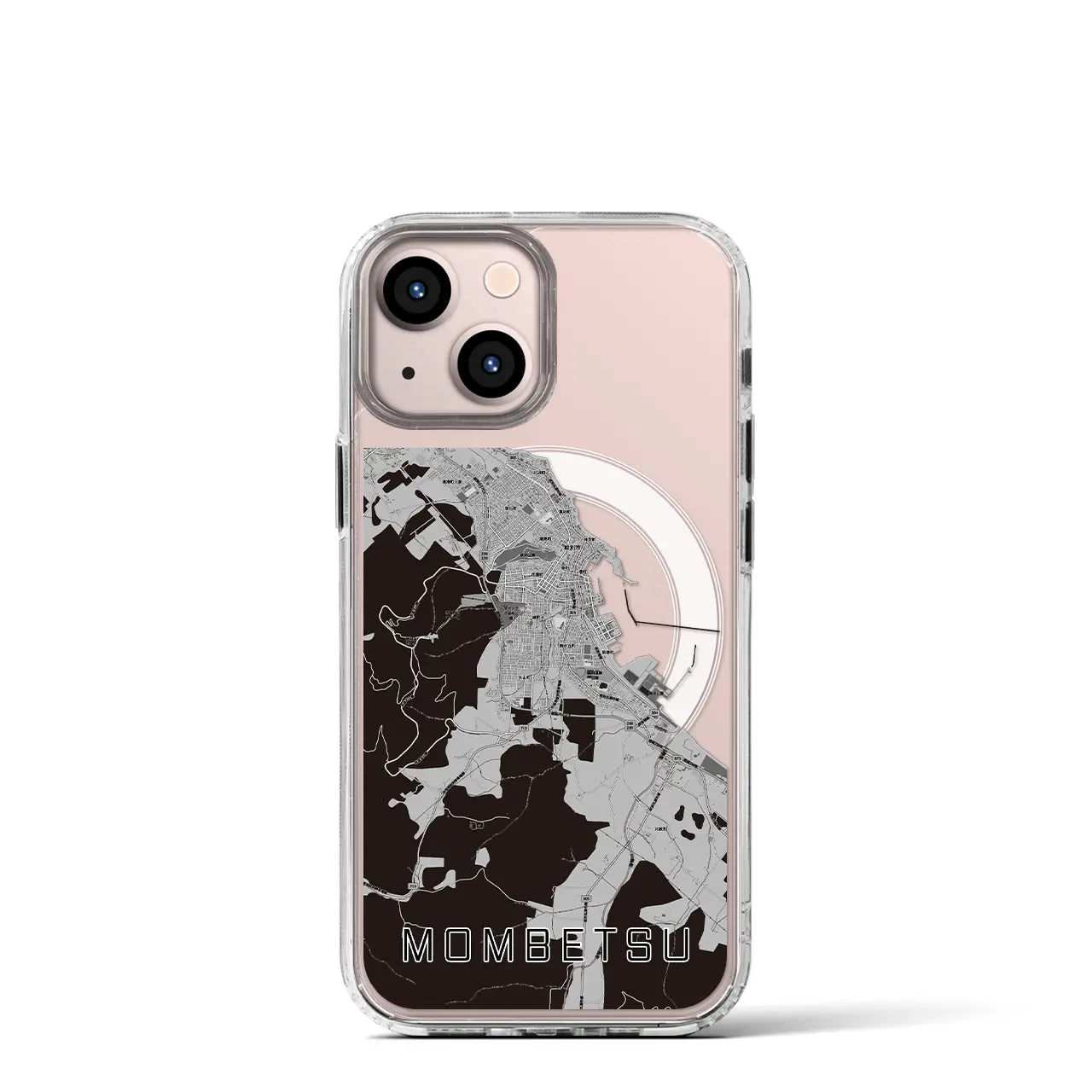 【紋別(北海道)】地図柄iPhoneケース(MagSafeタイプ)